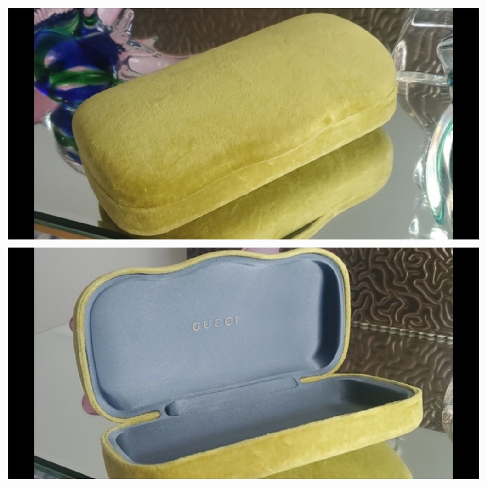 Gucci Large Velvet Eyewear Sunglasses Glasses Case